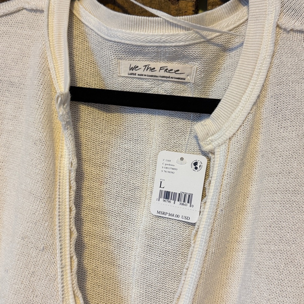 NWT Free People Anyway Tee - Picture 5 of 6